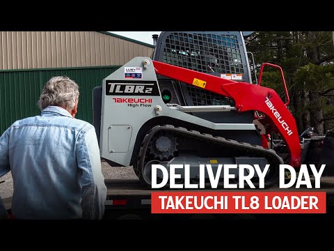 Delivery Day with Ty Elsie | Takeuchi TL8 Compact Track Loader