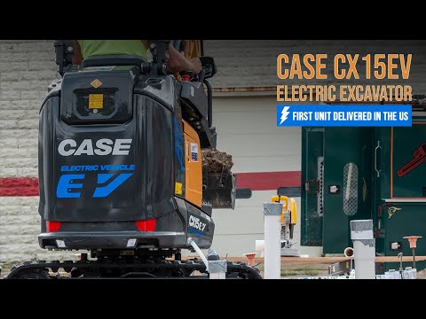 Introducing the First CASE CX15EV Electric Excavator in the US!