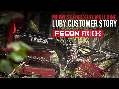 Transforming Midwest Landscapes: Fecon FTX150-2 | Luby Equipment's Forestry Mulching Success Story