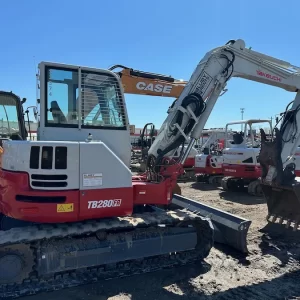 Takeuchi TB280FR Compact Excavator for rent