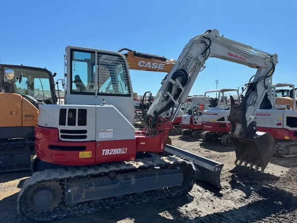 Takeuchi TB280FR Compact Excavator for rent