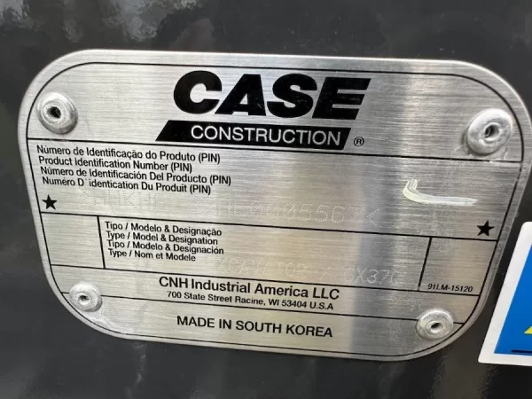 2024 CASE CX37C Mini (Compact) Excavator