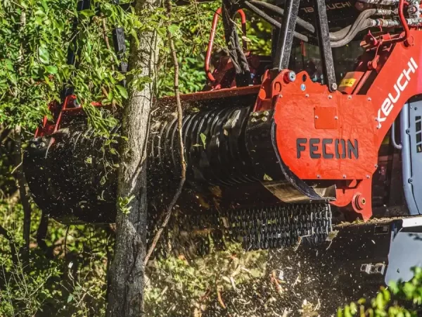 Fecon Bullhog Standard flow Skid Steer Mulching Attachment