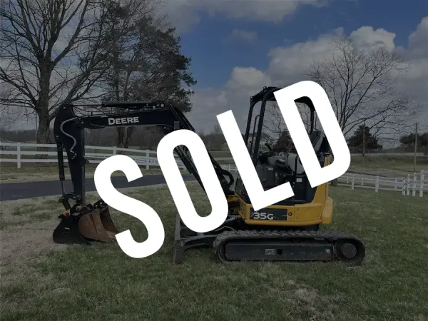 2020 John Deere 35G Mini Excavator sold