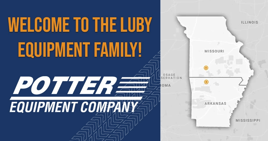 Luby Equipment Services Acquires Springfield-Based Potter Equipment