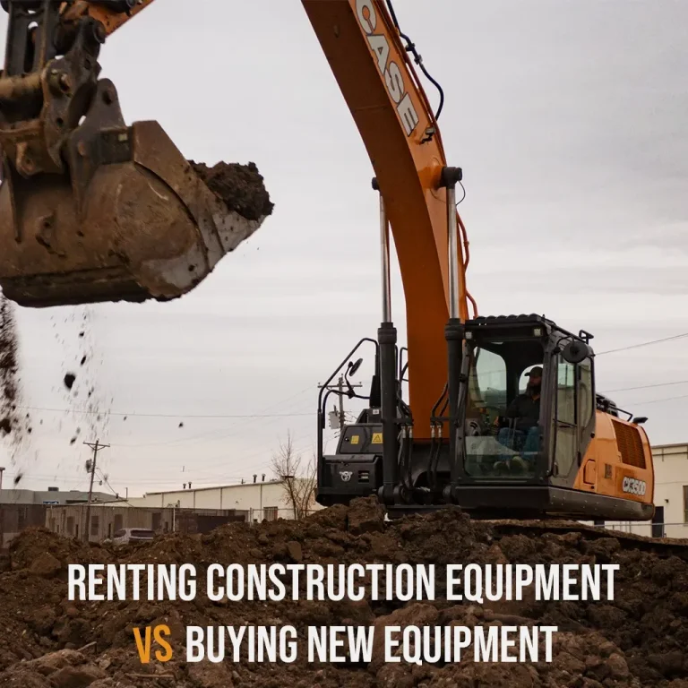 Advantages of Renting Construction Equipment Vs Buying New Equipment