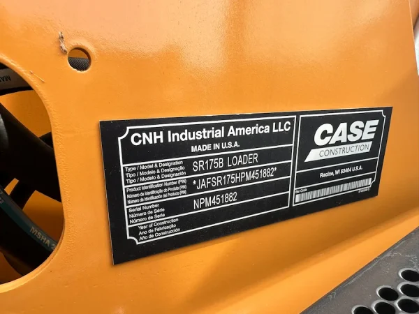 2024 CASE SR175B Skid Steer Loader - EQ0032151