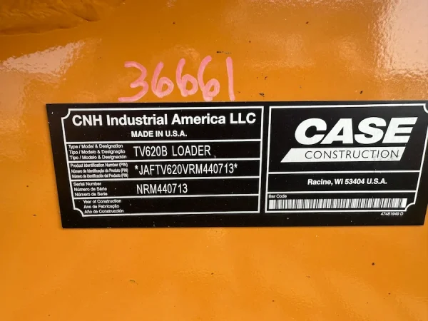 2024 CASE TV620B Compact Track Loader - EQ0036661