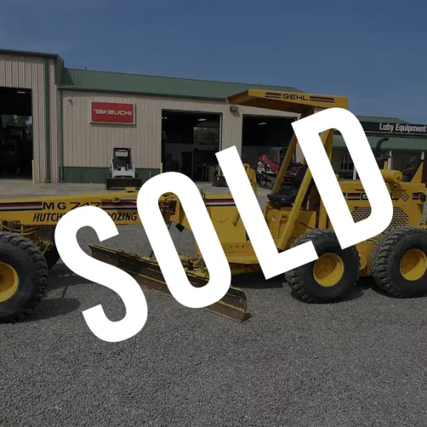 1992 Gehl MG747 Motor Grader sold